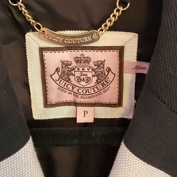 Juicy Couture Wide Striped Jacket Size Small - Picture 6 of 9
